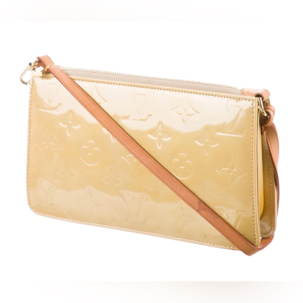 Louis Vuitton Monogram Vernis Lexington Pochette in Yellow - Picture 2 of 12